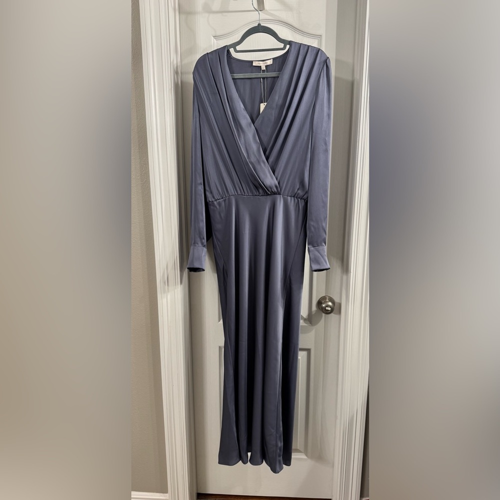 Favorite Daughter Slate Blue Maxi Dress